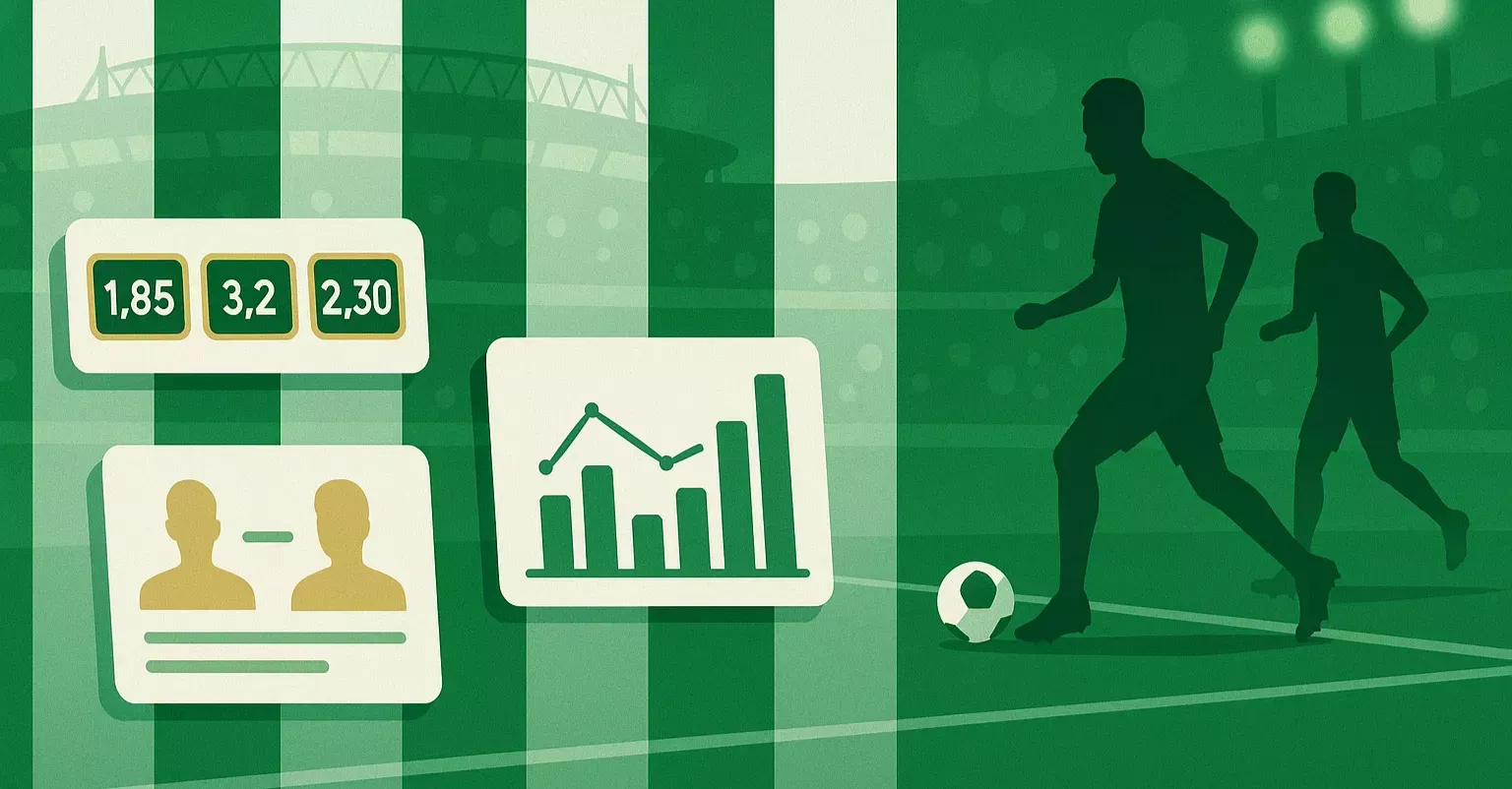 Guía de apuestas a jugadores del Real Betis con estadísticas y cuotas de mercados especiales