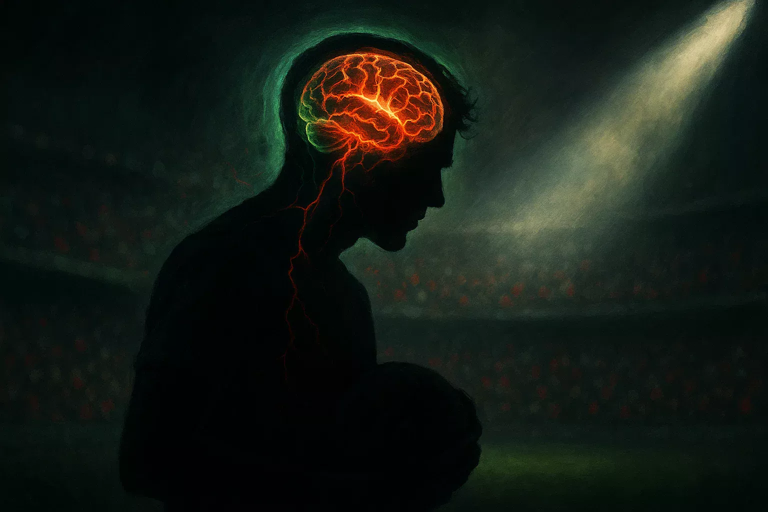 Representación de la presión psicológica en jugadores de fútbol durante el derbi sevillano