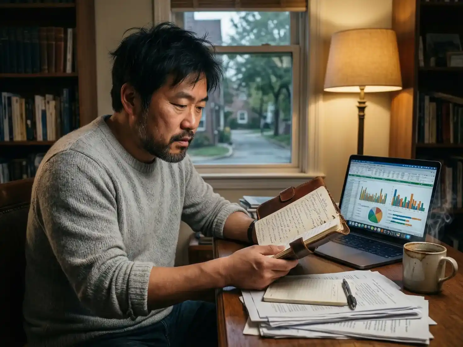 Persona reflexionando sobre decisiones de apuestas