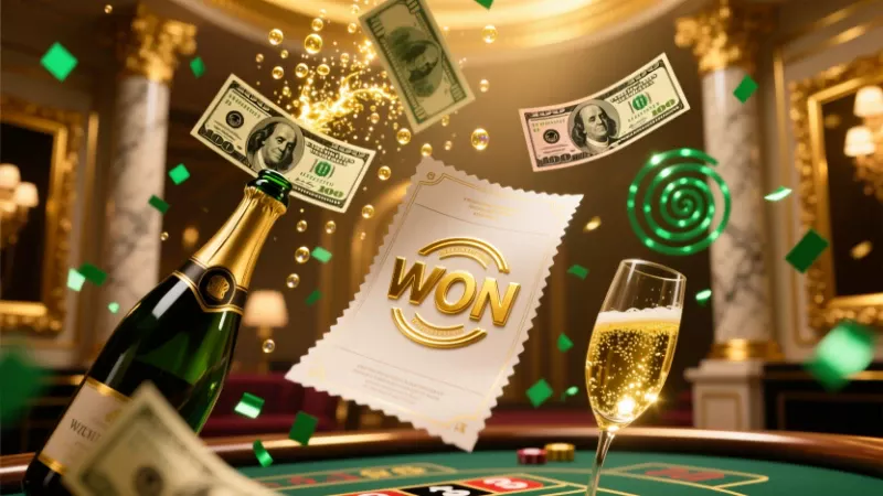 Celebración de apuesta ganadora